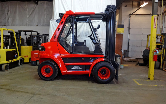 2004 Linde H80D Forklift on Sale in Ohio